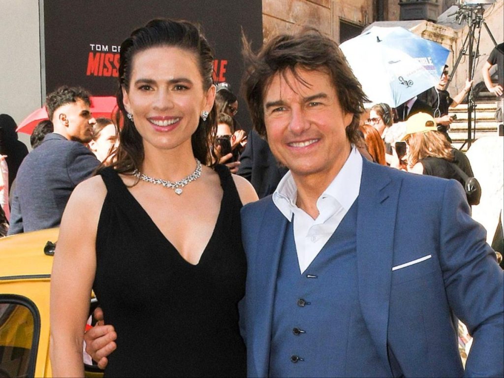 Hayley Atwell and Tom Cruise