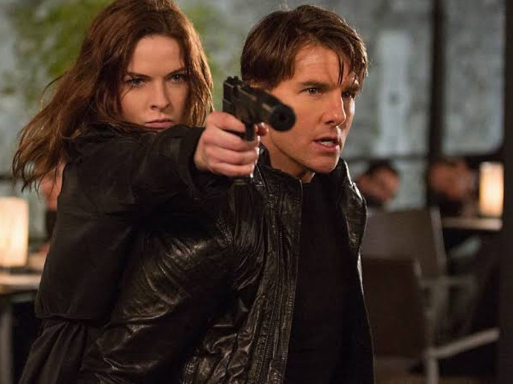 Ethan Hunt and Ilsa Faust