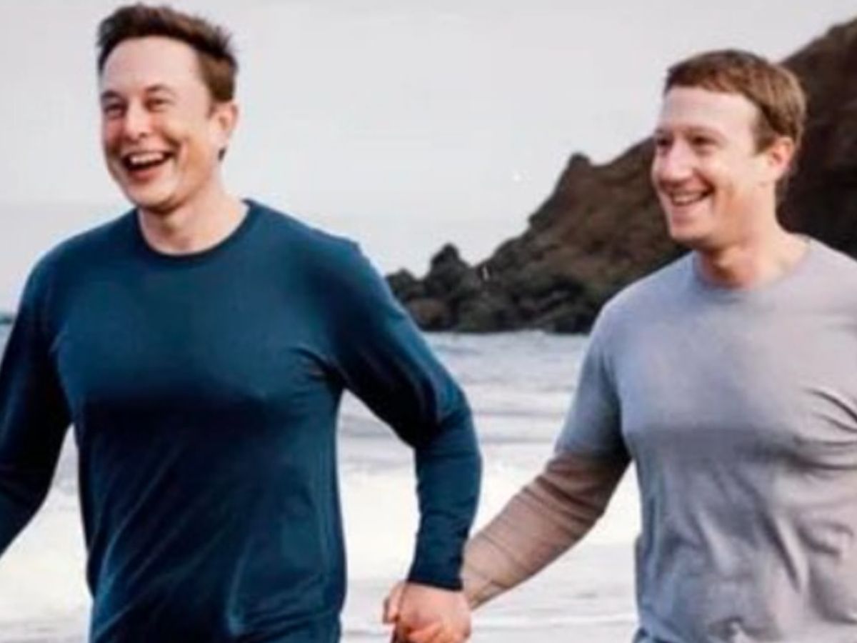 Elon Musk And Mark Zuckerberg Hold Hands And Hug In AI-Generated “Good