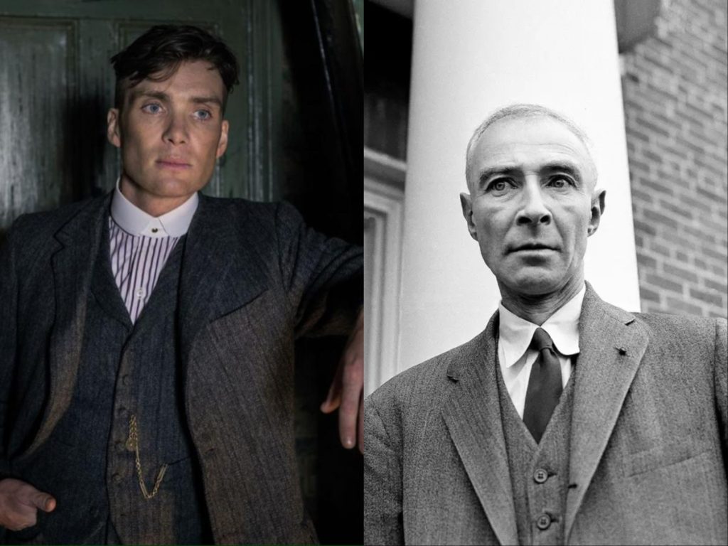 Cillian Murphy and J. Robert Oppenheimer