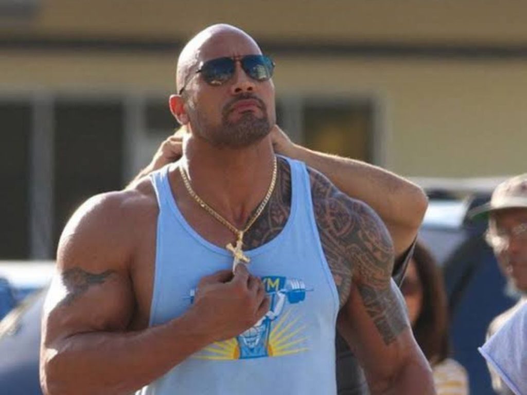 Dwayne Johnson in Pain and Gain 