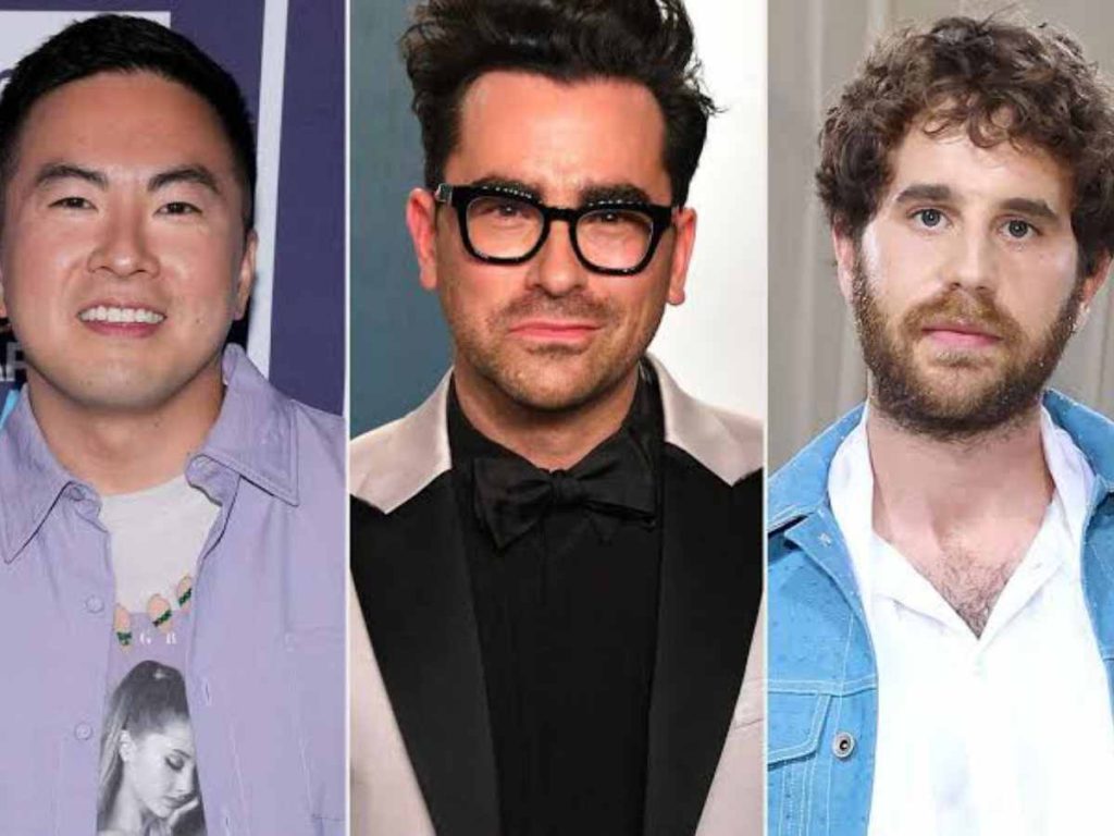 Bowen Yang, Dan Levy, and Ben Platt