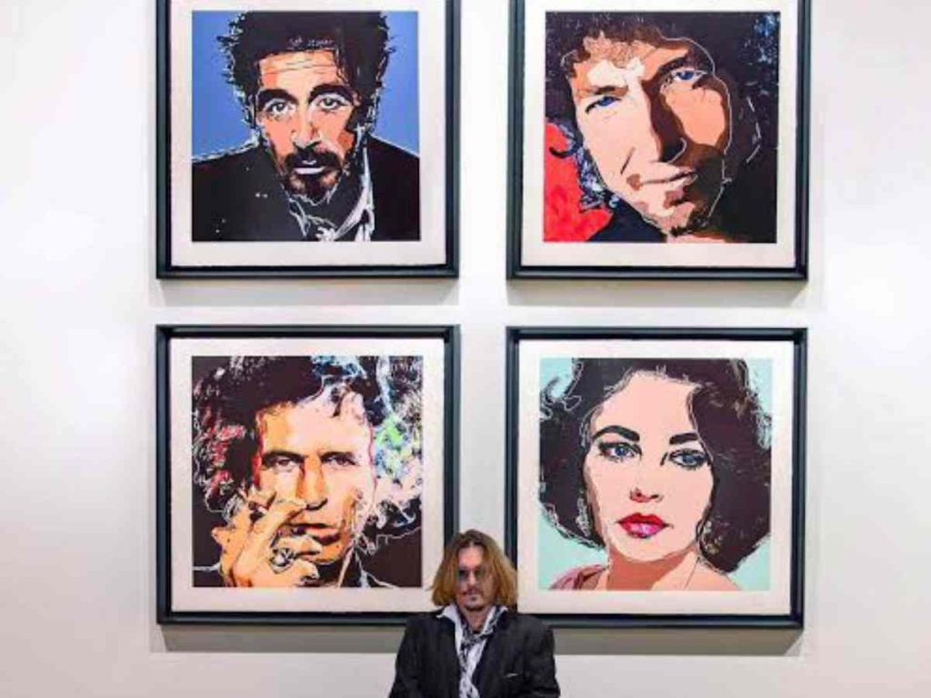 Johnny Depp's debut art collection named Friends & Heroes