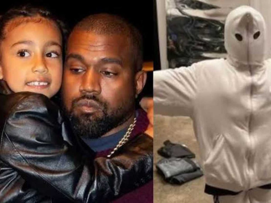 Kanye West receives backlash for dressing his daughter North West in controversial clothing 