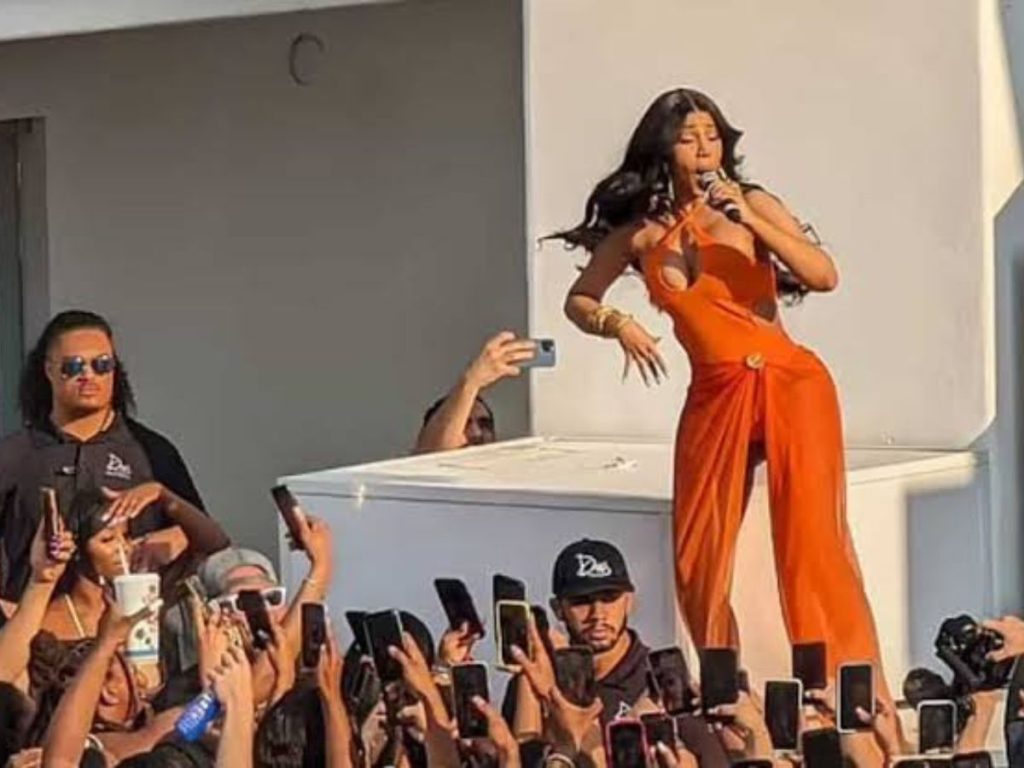 Cardi B at Las Vegas concert 