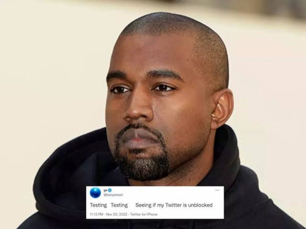 Kanye West returns to Twitter