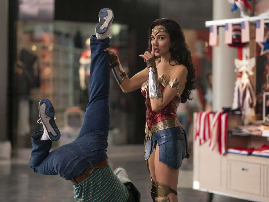 Behind the scenes image from 'Wonder Woman 1984' starring Gal Gadot