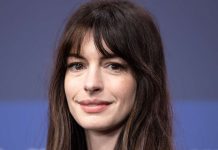 Anne Hathaway plays the fictional pop star.