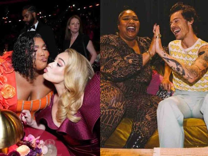 Lizzo is upset for not receiving support from friends Adele and Harry Styles