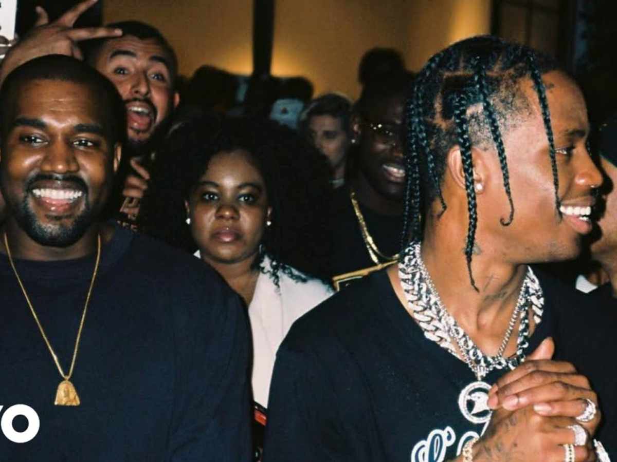 Travis Scott brought Kanye West on stage to celebrate the success of his new album 'Utopia' in Rome