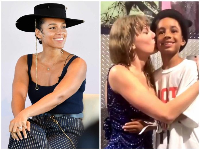 Alicia Keys and her son attended Taylor Swift's Eras tour