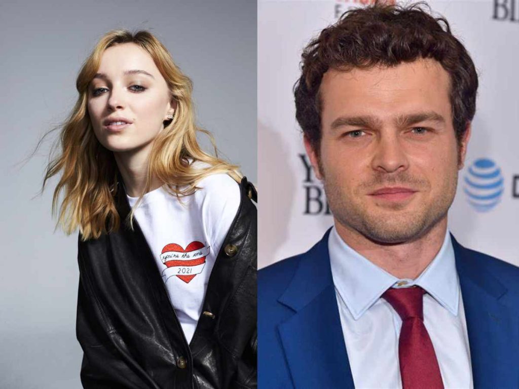 Phoebe Dynevor (left) and Alden Ehrenreich (right) play the film's central couple.