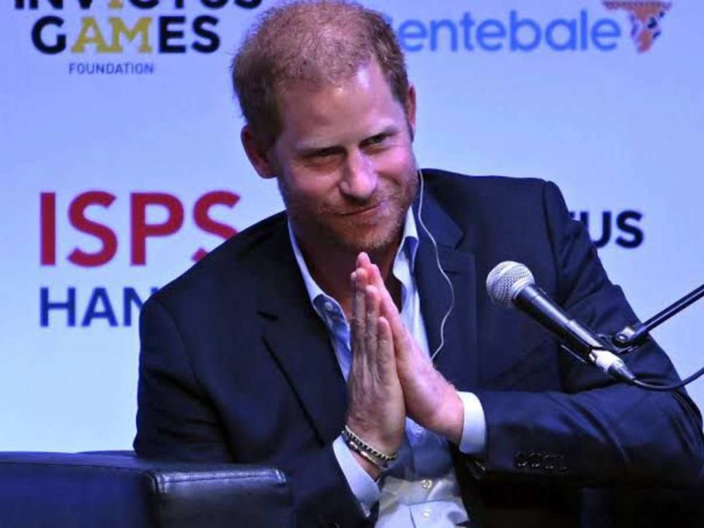 Prince Harry at the International Sports Promotion Society summit