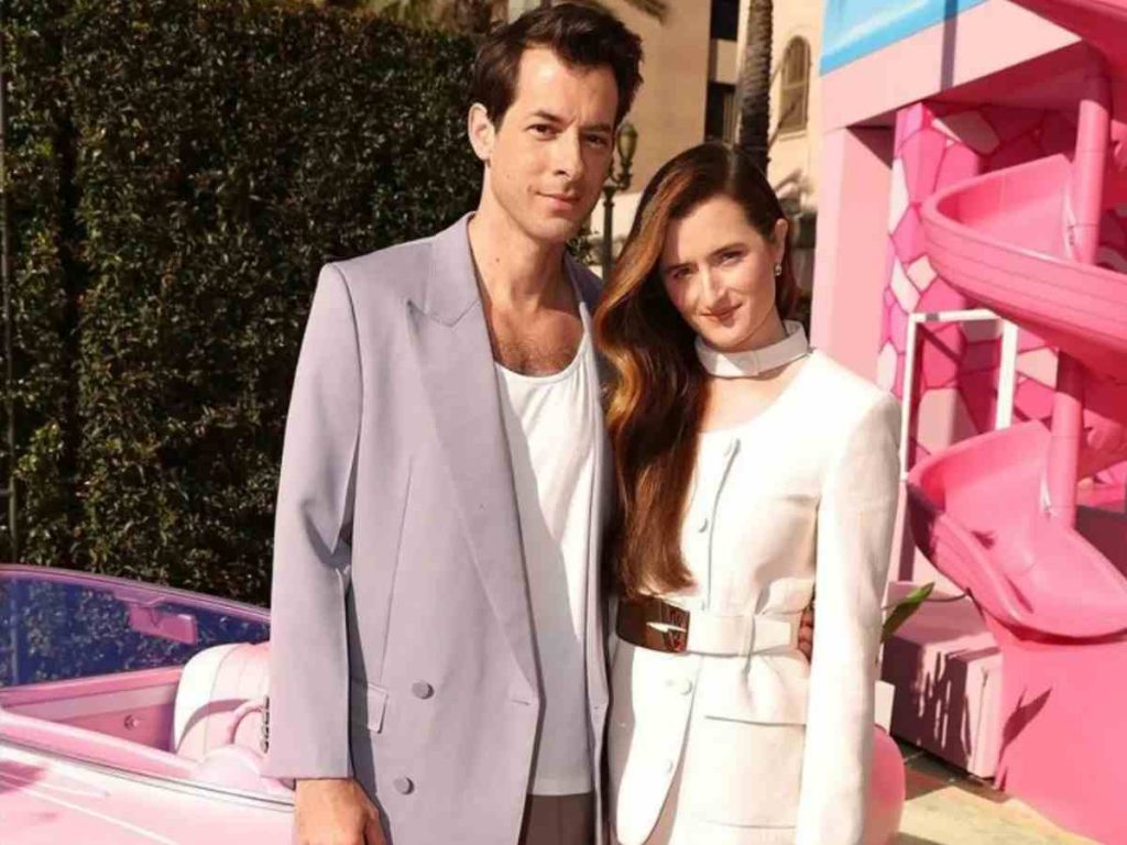 Mark Ronson (left) at the Los Angeles premiere of 'Barbie.'