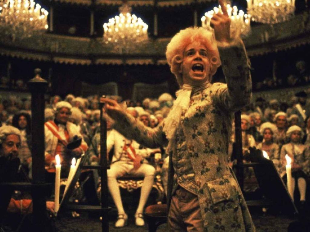 'Amadeus' starring Tom Hulce as Mozart.