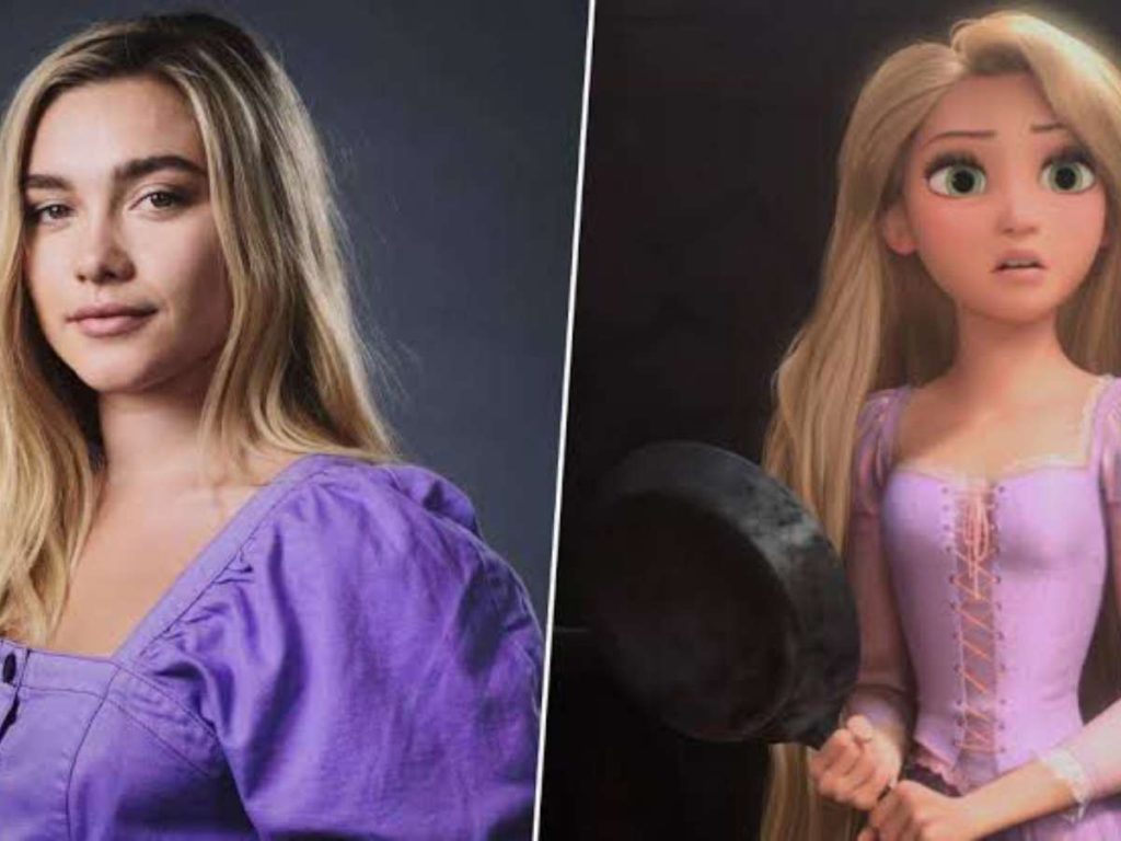 Florence Pugh may take up the role of Rapunzel in the live-action remake of Tangled