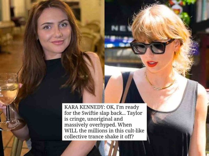 Kara Kennedy faces backlash for writing hateful article about Taylor Swift.
