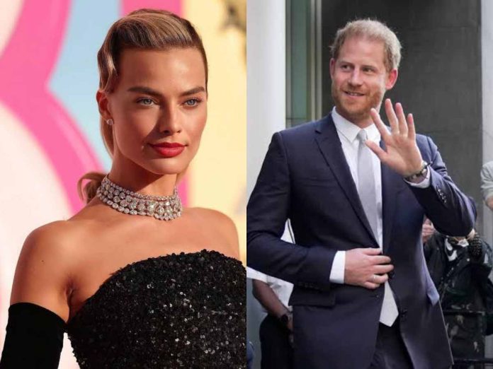 Margot Robbie once took a jibe at Prince Harry's exit from the royal family