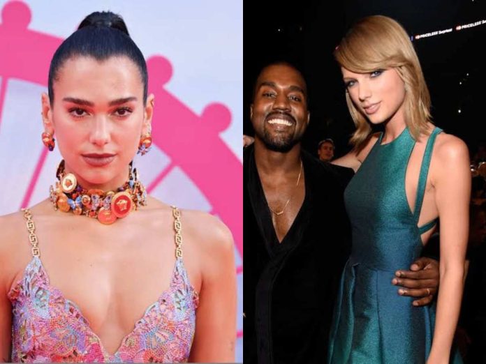 Dua Lipa received heavy criticism for choosing Kanye West over Taylor Swift despite the 2009 VMAs controversy