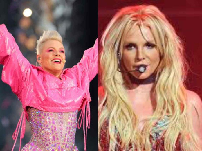 Pink changes lyrics to her song to show solidarity amidst Britney Spears' divorce