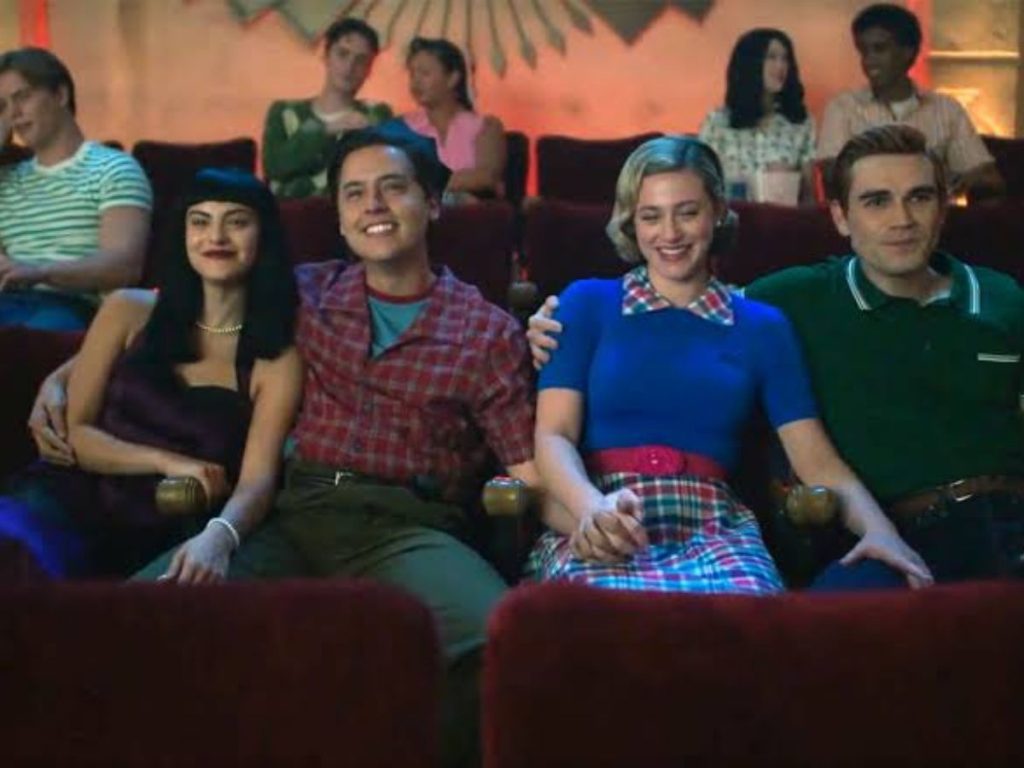 Veronica, Jughead, Betty and Archie in Riverdale
