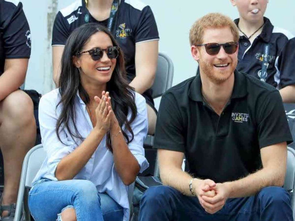 Prince Harry and Meghan Markle at the Invictus Games 