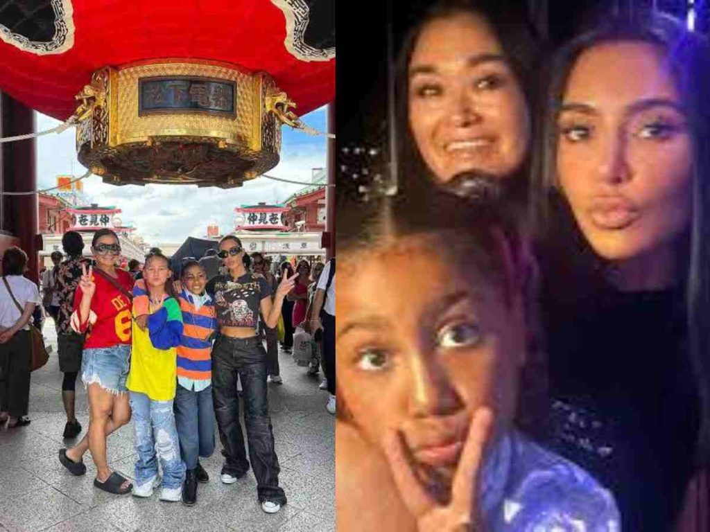 Kim Kardashian and North West vacay with her friend in Japan