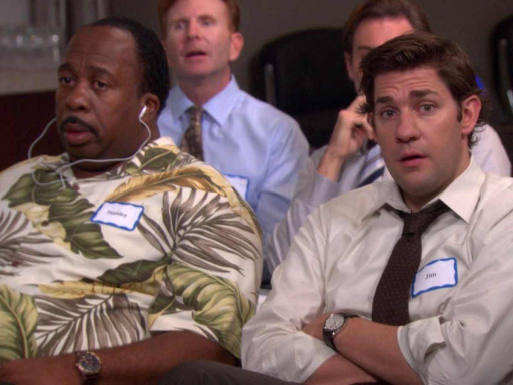 Jim Halpert and Stanley Hudson