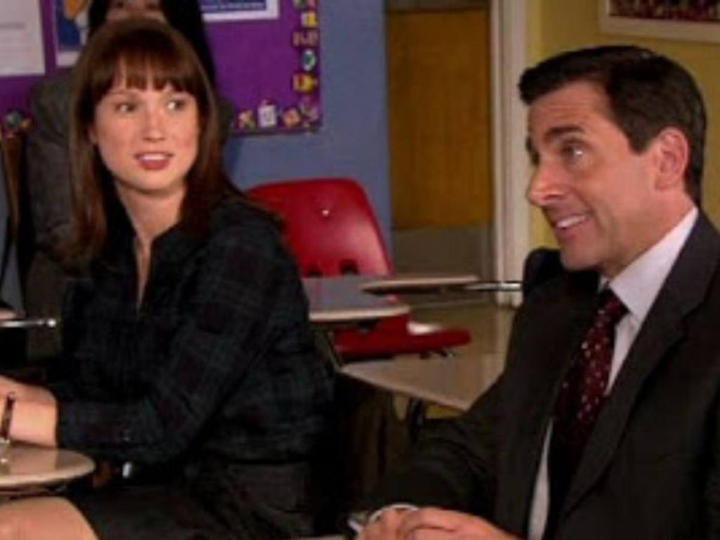 Michael Scott and Erin Hannon