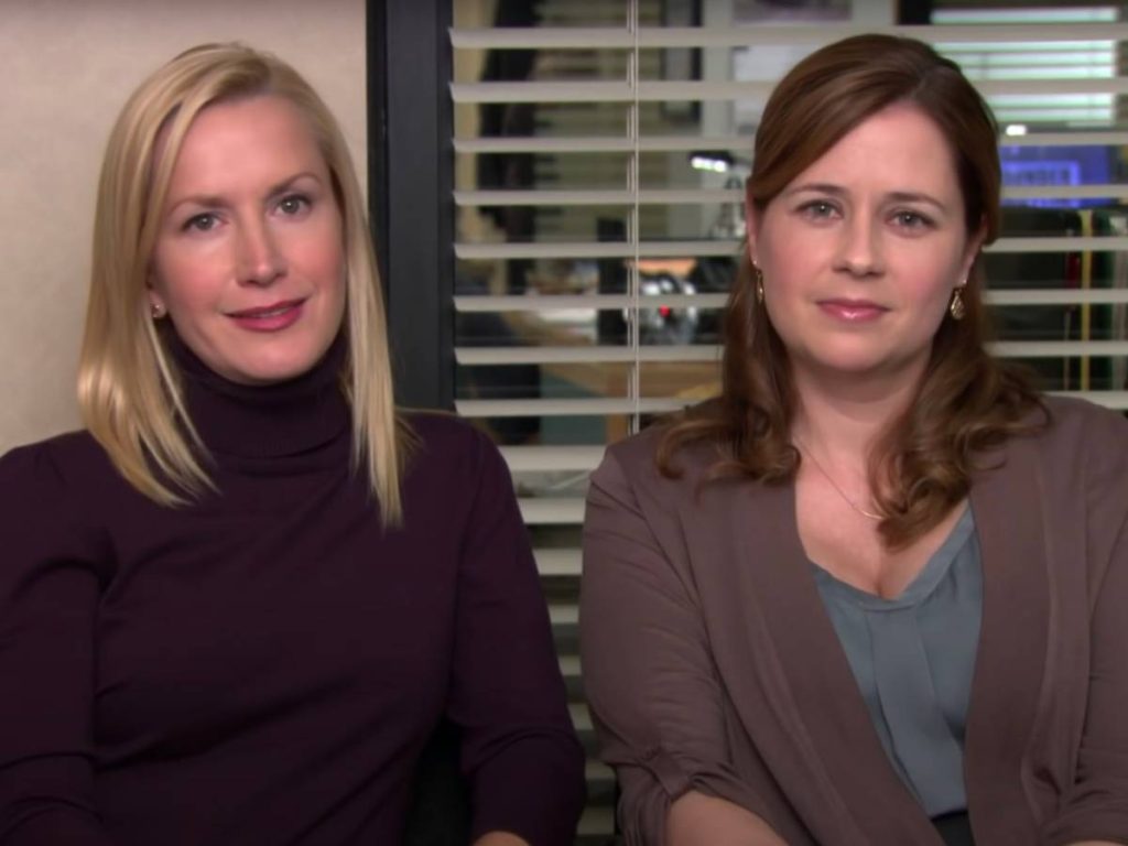 Angela Martin and Pam Beesly