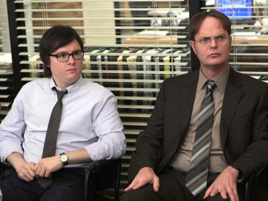 Dwight Schrute and Clark Green