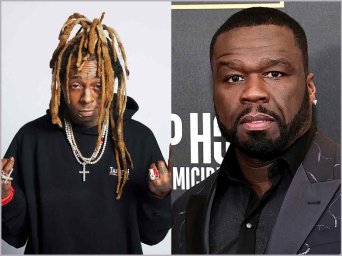 Lil Wayne didn't like how 50 Cent's crew treated him.