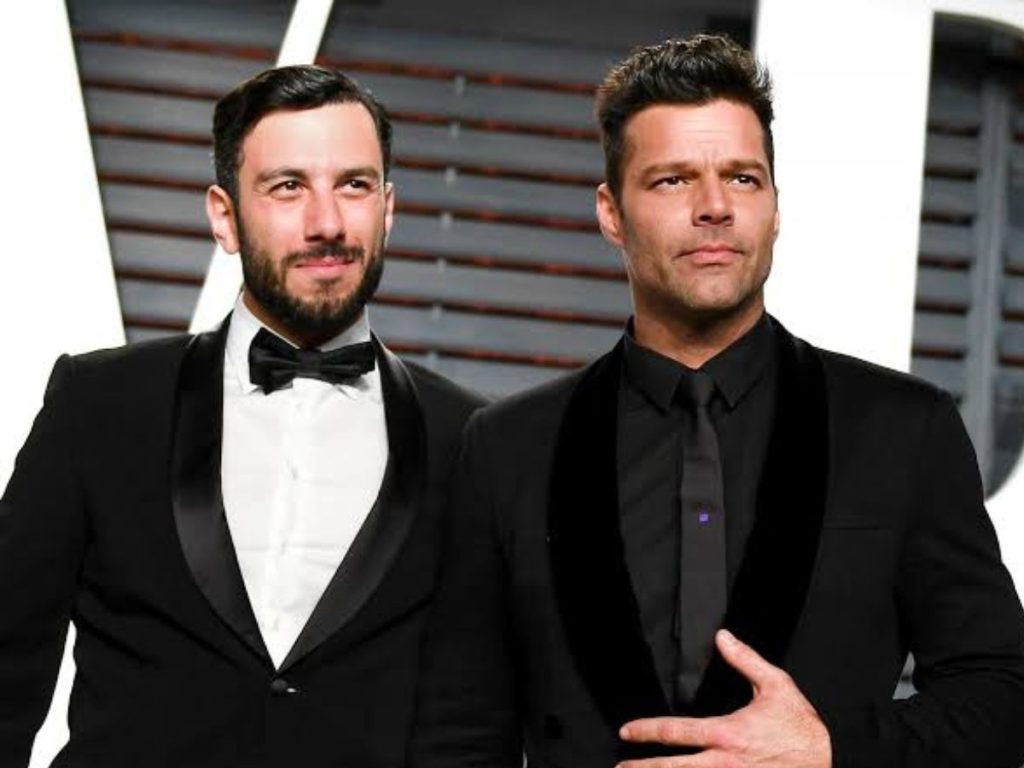 Ricky Martin and Jwan Yosef