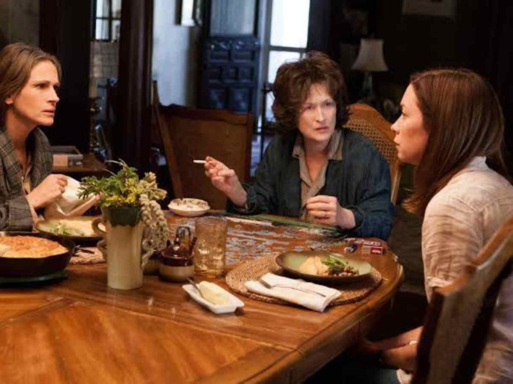 Meryl Streep and Julia Roberts in 'August: Osage County'