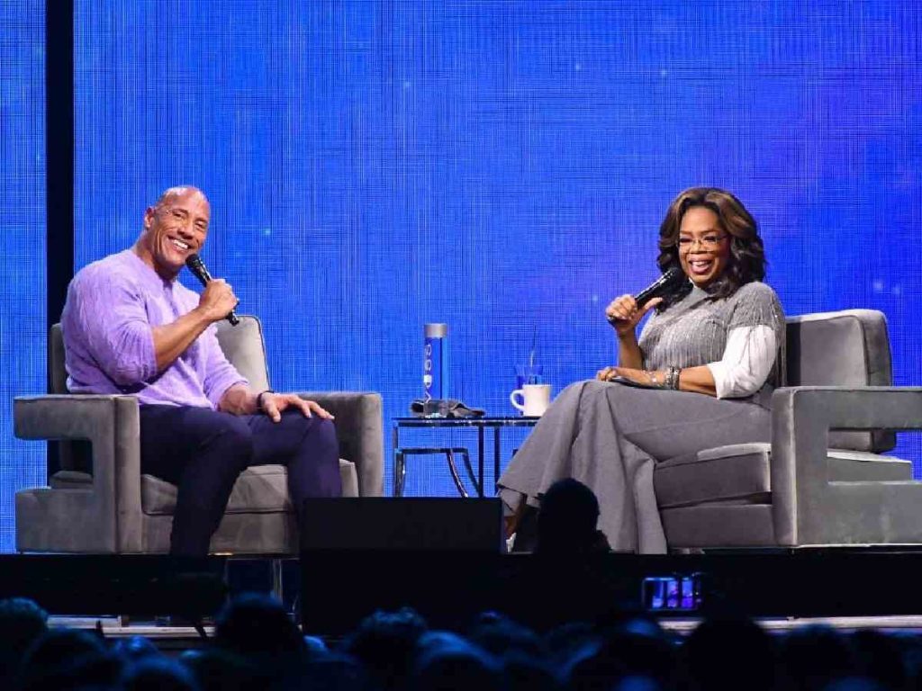 The Rock and Oprah Winfrey