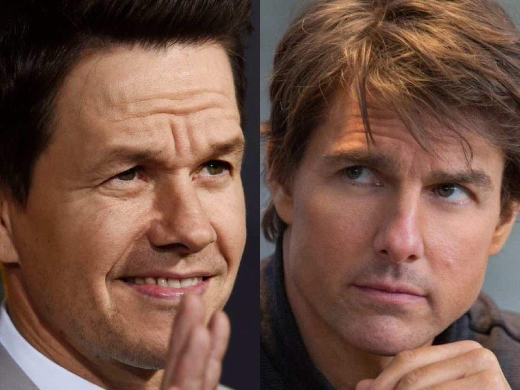 Mark Wahlberg (left) and Tom Cruise (right)