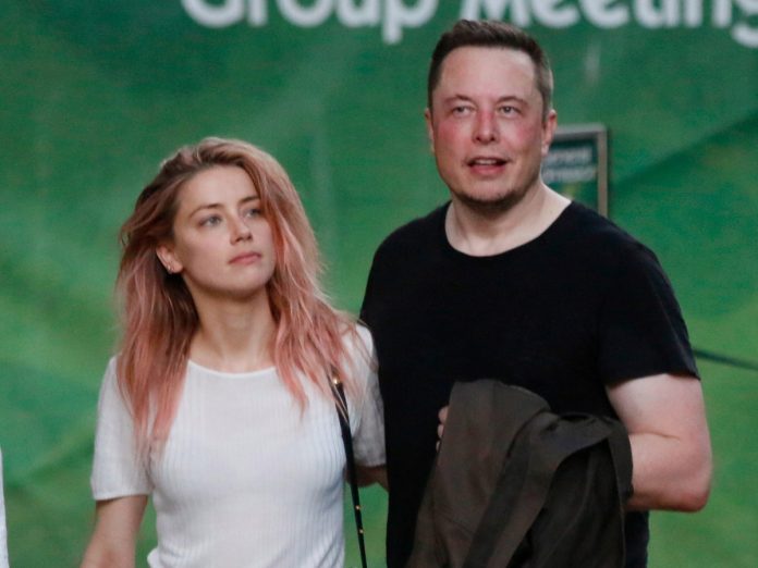 Elon Musk and Amber Heard