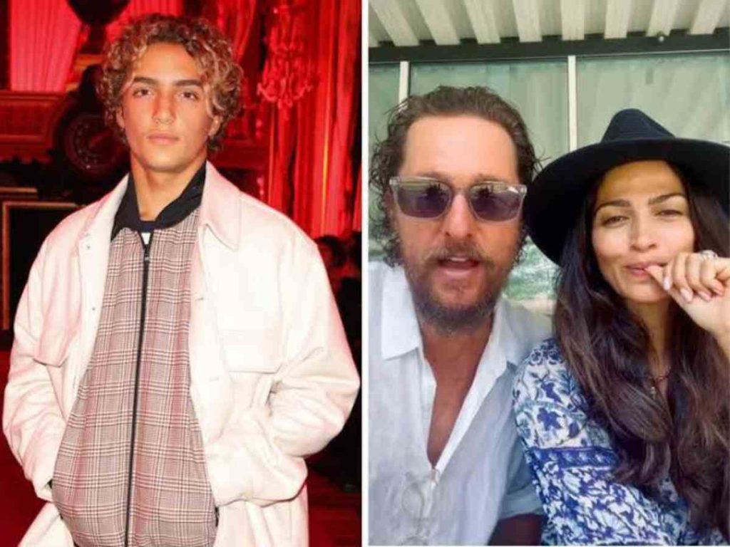 Matthew McConaughey, wife Camila Alves McConaughey and son Levi