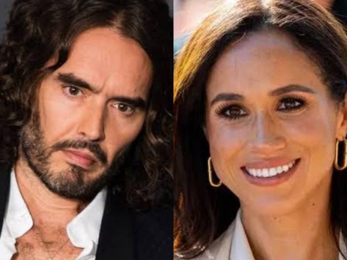 Russell Brand boasted about kissing Meghan Markle in a resurfaced interview