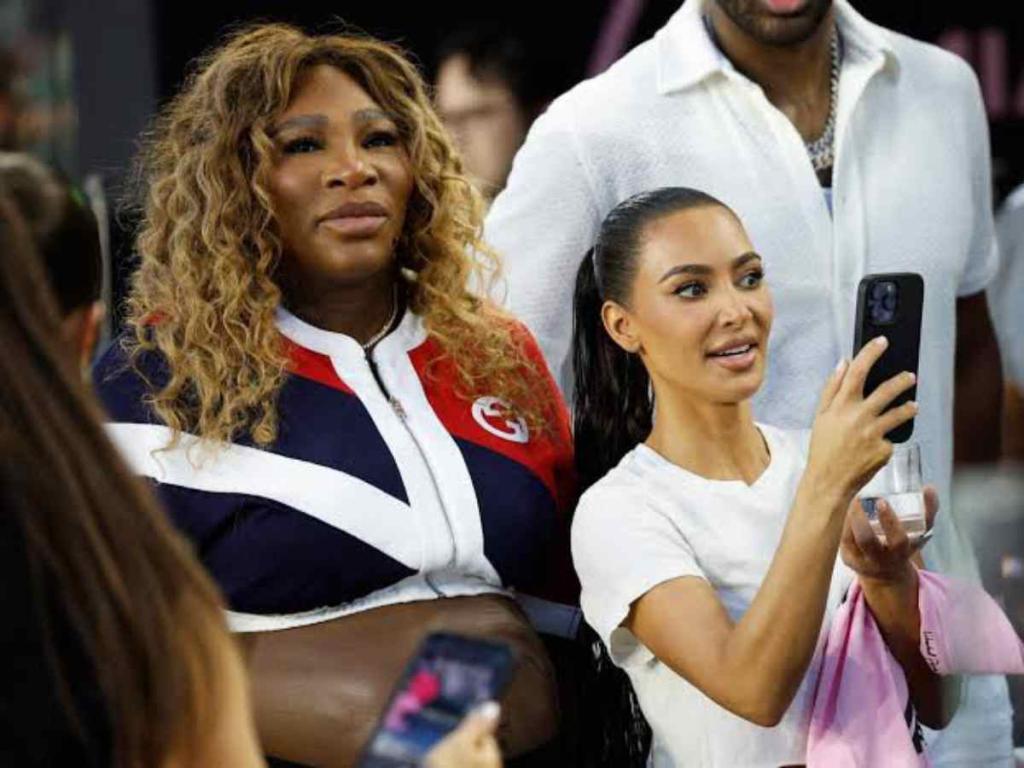 Kim Kardashian and Serena Williams