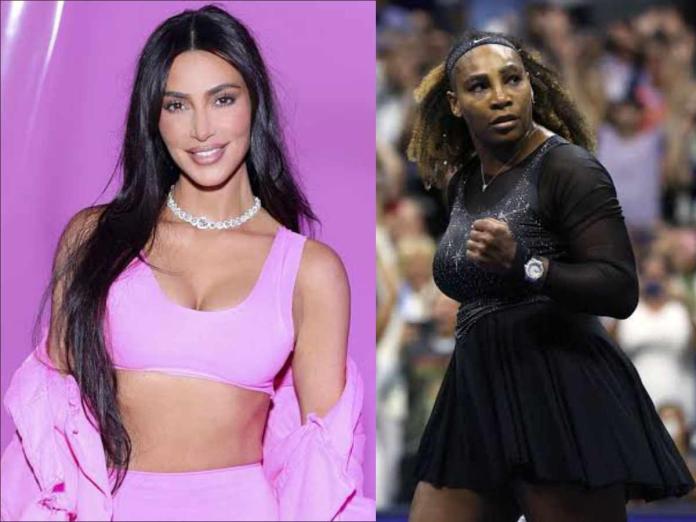 Kim Kardashian and Serena Williams