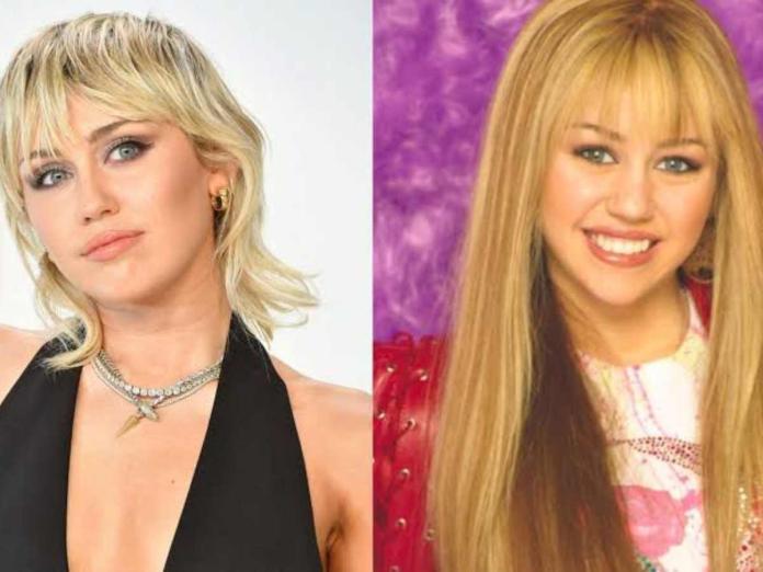 Miley Cyrus and Hannah Montana