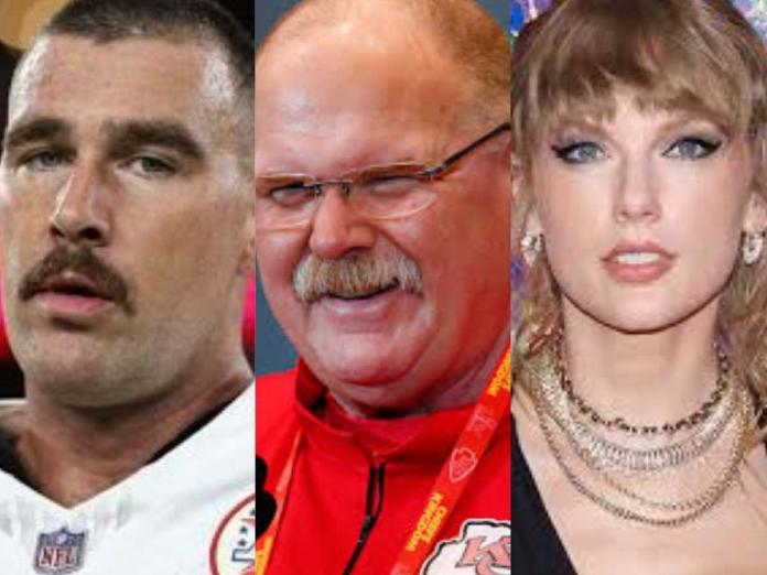 Kansas City Chiefs' head coach Andy Reid helped Travis Kelce and Taylor Swift get together