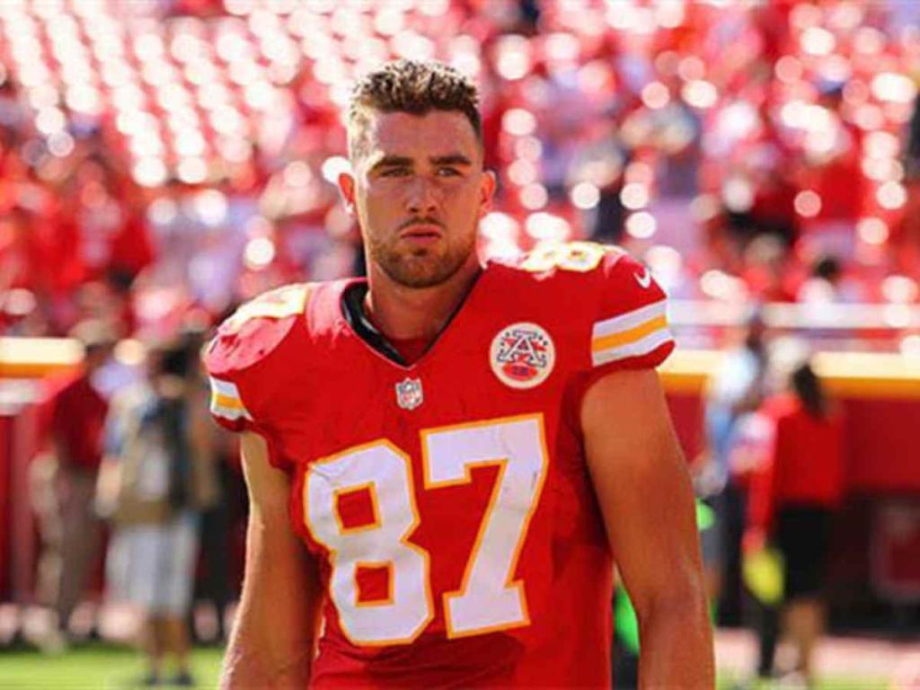 Travis Kelce in the early days playing for Kansas City Chiefs