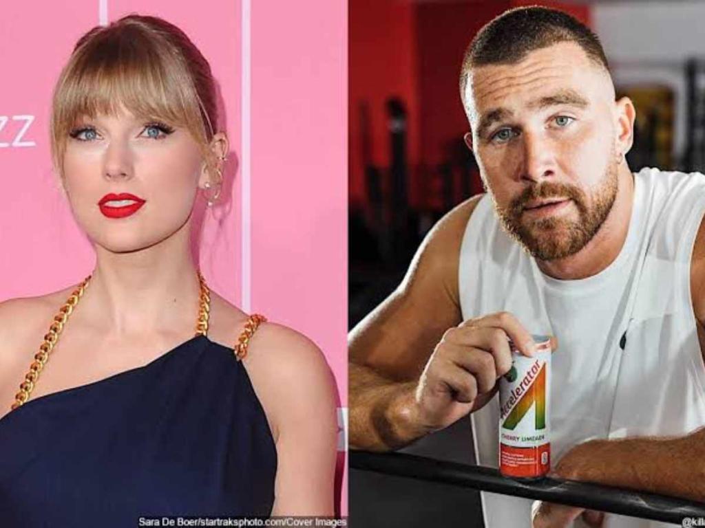 Travis Kelce and Taylor Swift 