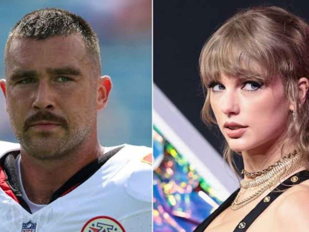 Travis Kelce and Taylor Swift 