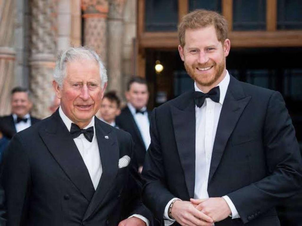 King Charles III and  Prince Harry
