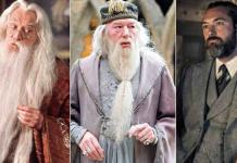 Three actors played Dumbledore in the 'Harry Potter' franchise