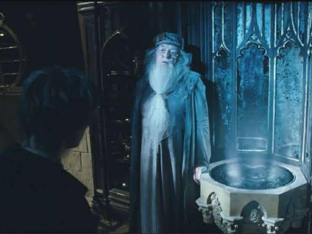 Harry Potter And Dumbledore in Goblet of Fire 