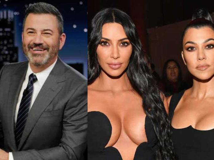 Jimmy Kimmel teases the comeback of 'Jimmy Kimmel Live!' by using the soundbite of Kim Kardashian from her latest fight with Kourtney Kardashian